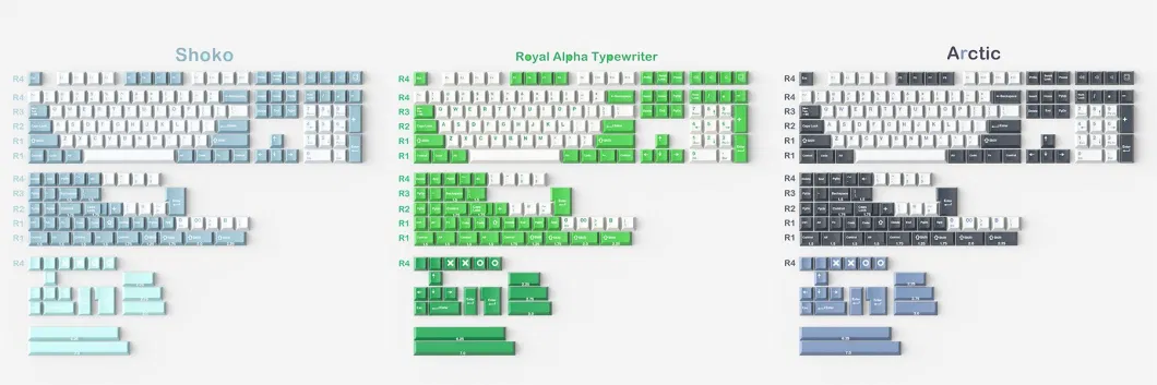 Tecsee Custom PBT Dye Keycaps for Cherry Mx Switch Keycaps