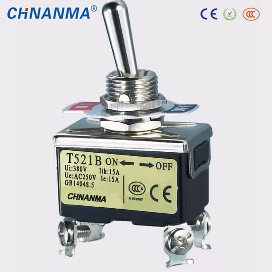 トグルスイッチ 20A 250V 単極 二極 三極